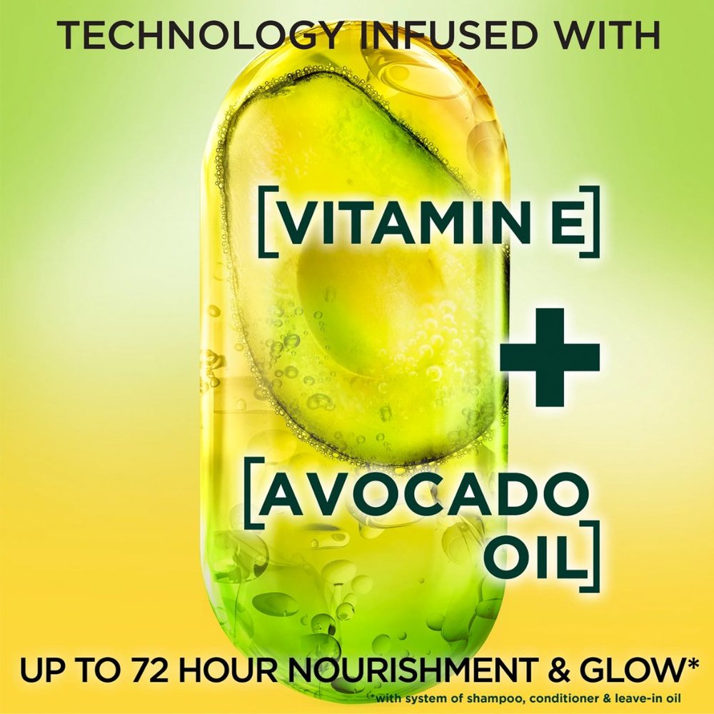 GARNIER Fructis Triple Nutrition Avocado Oil Shampoo & Conditioner Set New - Picture 2 of 4